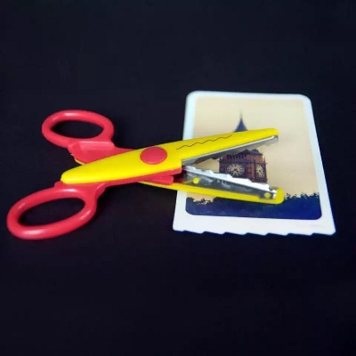 Picture of Craft Stainless Steel Scissor - Code 03 - Red and Yellow