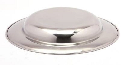 Picture of Stainless Steel  Size 6 Rice Plates  ( PACK OF 6 Rice Plates) - Silver