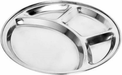 Picture of 2 pcs divided plate Dinner Plate  (Dinner Plate) - Silver