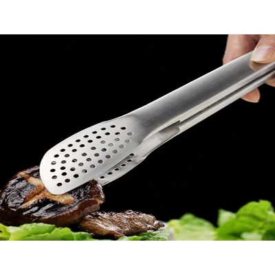 Picture of Kitchen Tong Silver - Frying Tong Cooking Tong For Serving [ ????? ] - Silver