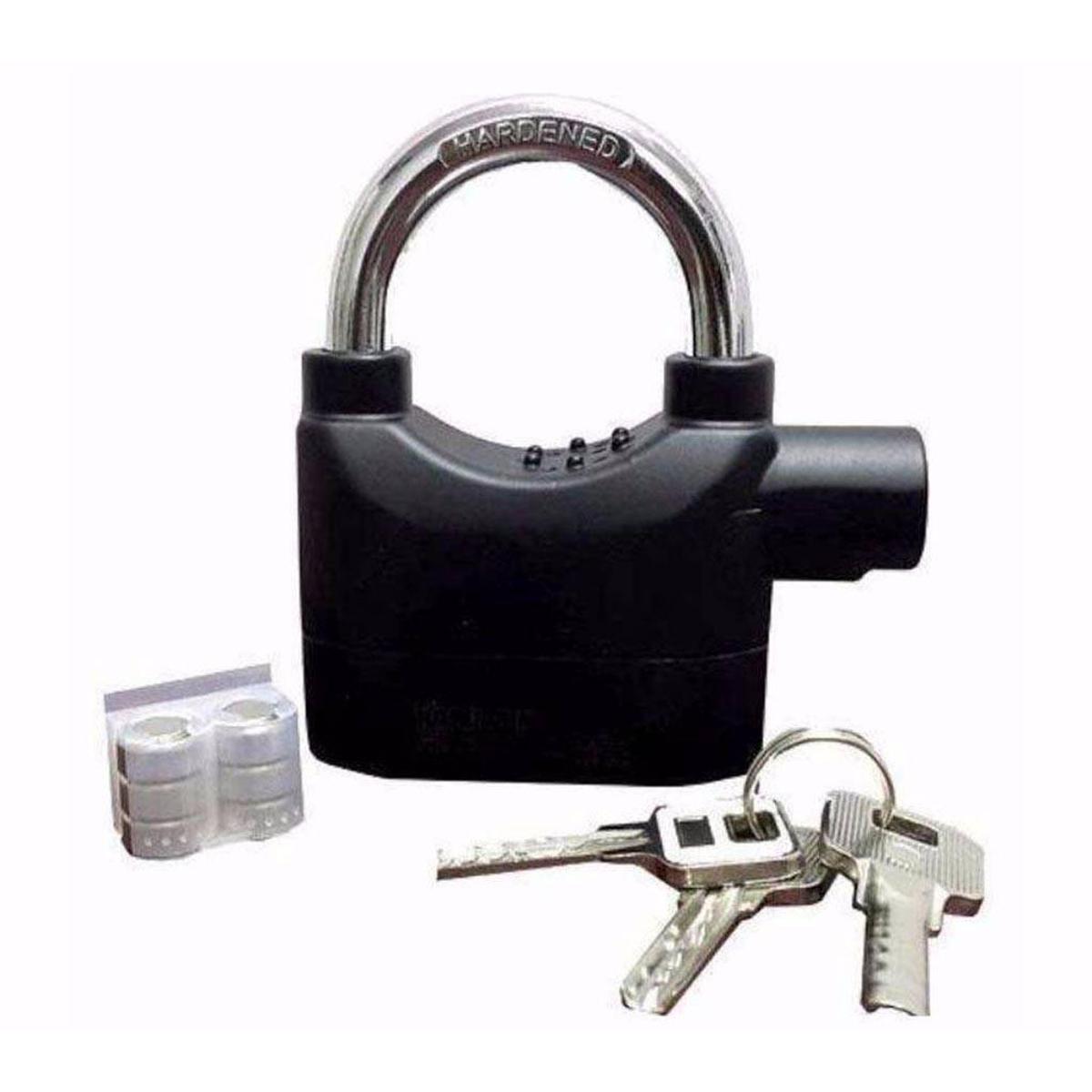 Picture of Durable Security Alarm Lock for Bike and Door - Black