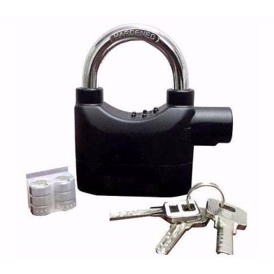 Picture of Durable Security Alarm Lock for Bike and Door - Black