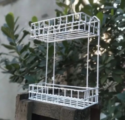 Picture of Wall Hanging Kitchen bathroom Metal Rack bathroom organizer Drying Rack - Oven Cover - Multicolor