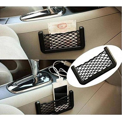 Picture of Vehicle storage string bag Cell phone bag - Black