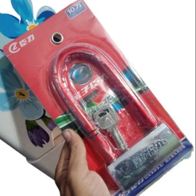 Picture of U lock or d lock for bike drum brake BEST QUALITY - Multicolor