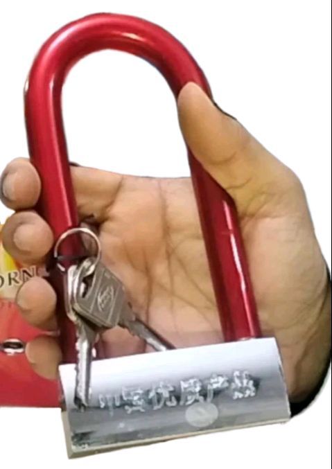 Picture of U lock or d lock for bike drum brake BEST QUALITY - Multicolor