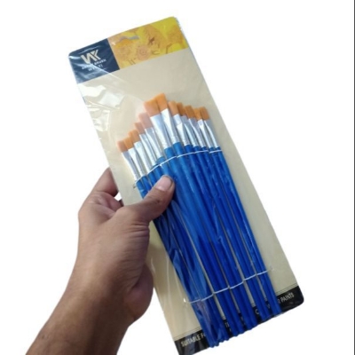 Picture of Painting Brush 12Ps Set / Flat Shape 12Ps Set - Blue