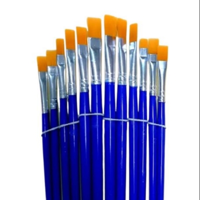 Picture of Painting Brush 12Ps Set / Flat Shape 12Ps Set - Blue