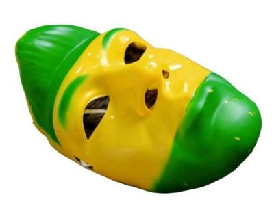 Picture of Party Dress Up plastic Masks for Masquerade, Novelty Costume Monster Animal Head Mask for Children Men Women - Yellow