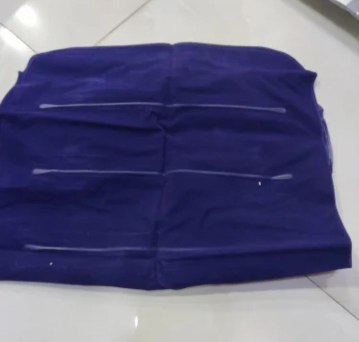 Picture of Pocket Air Pillow  Ultralight Inflatable Cushion for Camping Collapsible Compact Comfortable - Can be used as an accessory for camping, swimming pool beach inflatable pillow - Blue