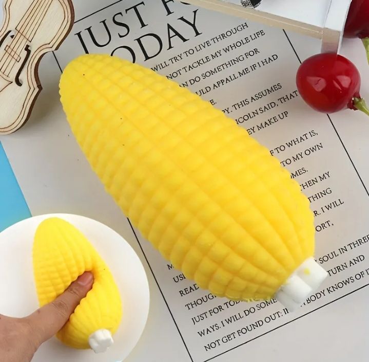 Picture of Creative Simulation Decompression Corn Kneading Music New Strange Decompression Corn Flour Fruit Toys

Decompression Toy Relieve Boredom Interesting Portable Soft Vent Toy Birthday Gift - Yellow