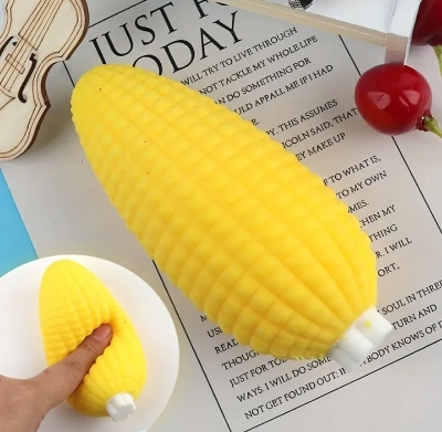 Picture of Creative Simulation Decompression Corn Kneading Music New Strange Decompression Corn Flour Fruit Toys

Decompression Toy Relieve Boredom Interesting Portable Soft Vent Toy Birthday Gift - Yellow
