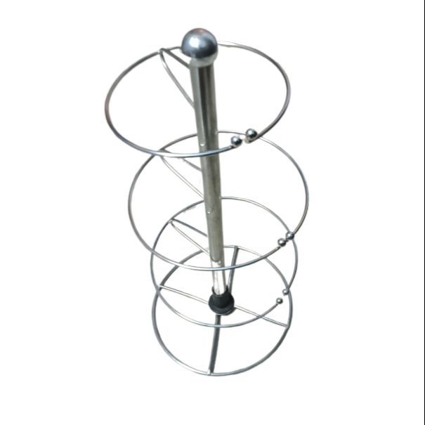 Picture of Foldable Metal Jewelry Organizer Stand metal Necklace Bracelet Display Holder নেকলেস ব্রেসলেট ডিসপ্লে স্ট্যান্ড - Silver