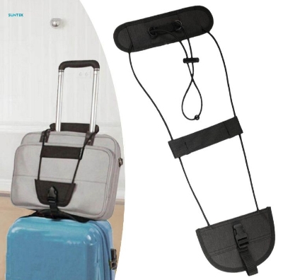 Picture of Heavy Duty Leash Bag Bungee Suitcase Belt Luggage Strap Bag Accessories Adjustable - Black