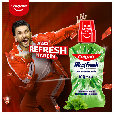 Picture of Colgate Mouthwash Fresh Tea 250ml.