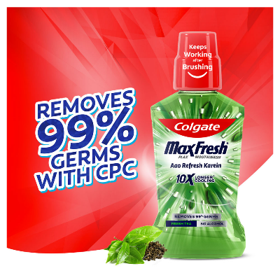 Picture of Colgate Mouthwash Fresh Tea 250ml.