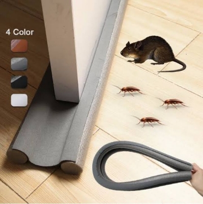 Picture of Door Bottom Sealing Strip Guard Wind Dust Threshold Seals Draft Stopper multicolor - Brown