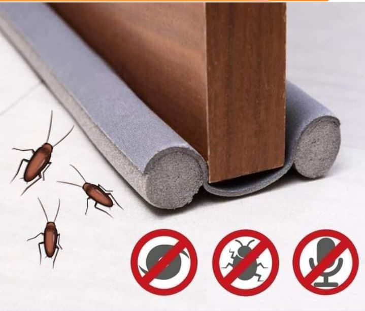 Picture of Door Bottom Sealing Strip Guard Wind Dust Threshold Seals Draft Stopper multicolor - Brown