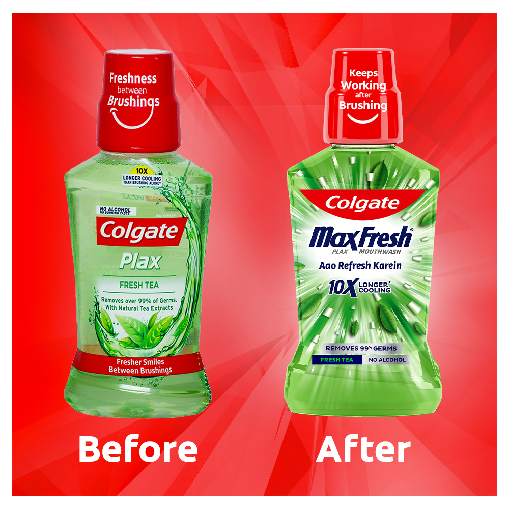 Picture of Colgate Mouthwash Fresh Tea 250ml.