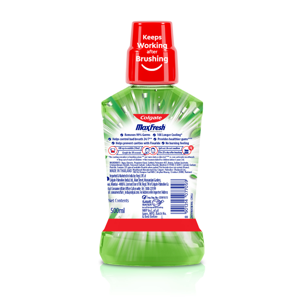 Picture of Colgate Mouthwash Fresh Tea 250ml.