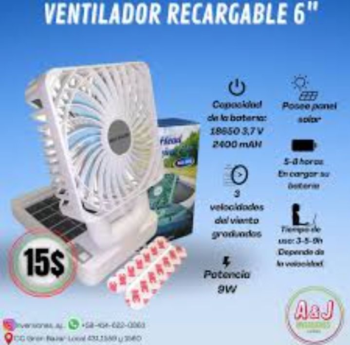 Picture of Solar Rechargeable Car dask fan solar electric doul charge fan with solar panel multicolor - Multicolor