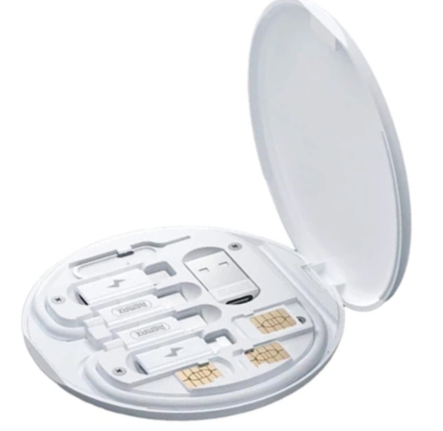 Picture of All-in-One Multi Functional Fast Charging Data Cable & Accessory Storage Set মাল্টি ফাংশনাল ফাস্ট চার্জিং ডেটা কেবল - White