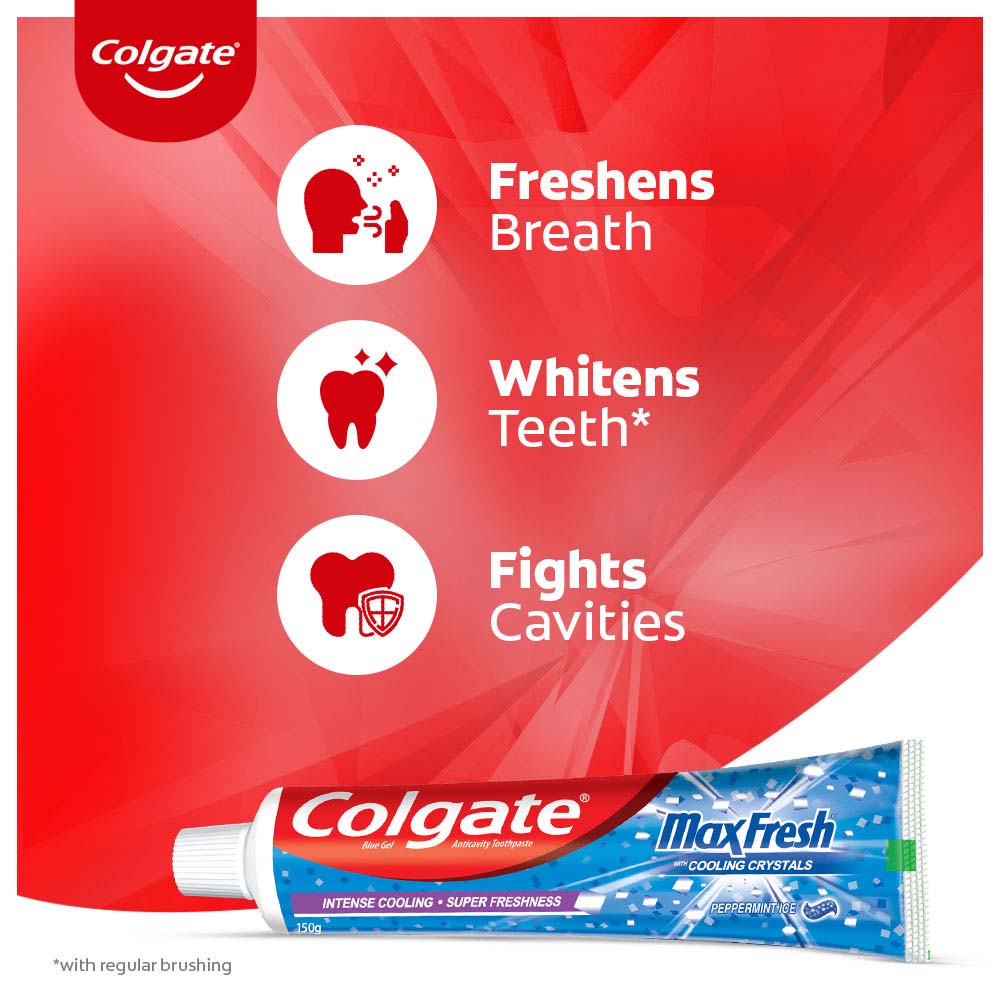 Picture of Colgate Max Fresh Blue Gel  Toothpaste 150g