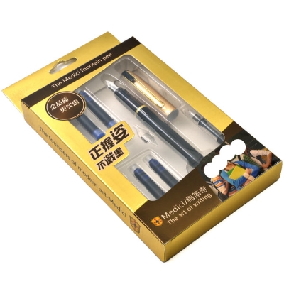 Picture of Luxury Imported Ink Pen | Fountain pen Pen | Tibetan Calligraphy Pen - Black