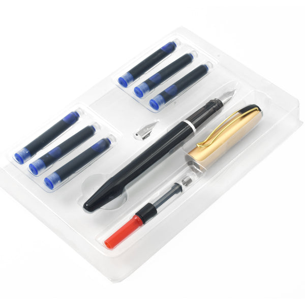 Picture of Luxury Imported Ink Pen | Fountain pen Pen | Tibetan Calligraphy Pen - Black