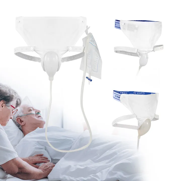 Picture of Wearable Men's Urinal, Portable Urinals for Men, Reusable Male Urine Bag, External Catheter for Men, Elderly Urinal with Urine Catheter Bags