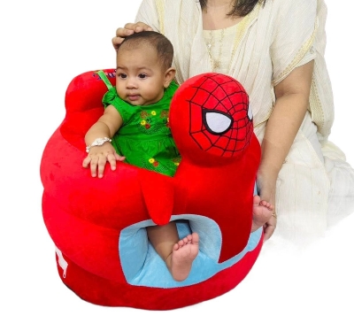 Picture of Baby Support Seat Sit Soft Chair Cushion Baby Learning Seat Children Sofa Cute Children seat kids cartoon sofa Foldable Sof-bed - Multicolor