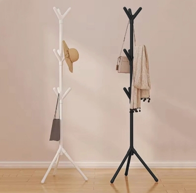 Picture of Elegant Coat, Tie And Bag - Entrance Storage Hanger Easy Assembly, Very Nice Home Decoration And Organizer (Multicolor) - Black