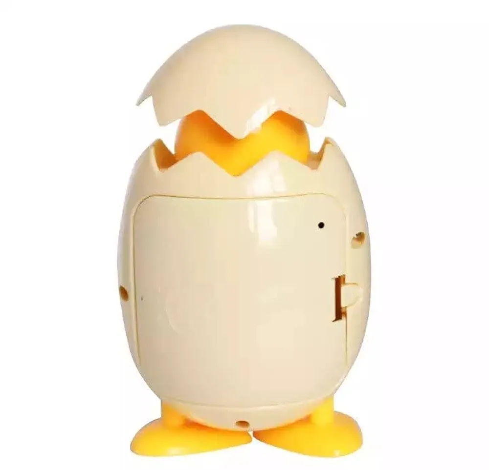 Picture of Alarm Clock Digital Duck Clock Quartz Alarm Clock Creative Chick Clock for Heavy Sleepers Kids Large Display with Snooze Time Temperature Function for Bedroom - Multicolor