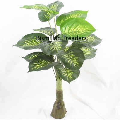 Picture of Artificial Real touch natural plant fake tree Home Office Decore শোভা বর্ধনকারী কৃত্রিম কচু গাছ (রিয়েল স্পর্শ)