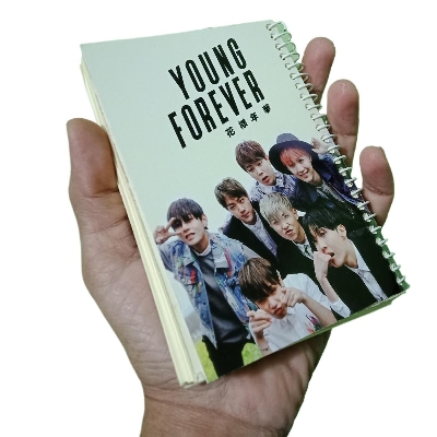 Picture of BTS mini note pad for kpop Bts lovers 1 pcs - Multicolor