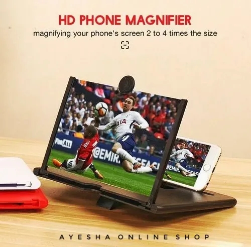 Picture of Mobile Phone 3D Video Amplifier Portable Smartphone Screen Magnifier 3D Glass - Phone Cooler