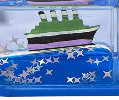 Picture of Acrylic Fluid Liquid Decor Fluid Liquid Toy Ornament Desktop Decoration for Office, Cruise Ship - Multicolor
