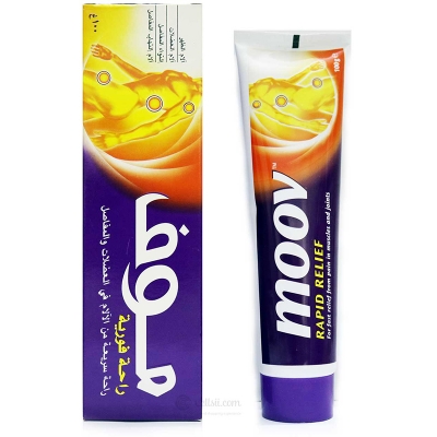 Picture of Moov rapid relief for fast relief from pain in muscles and joints - 100 gm
