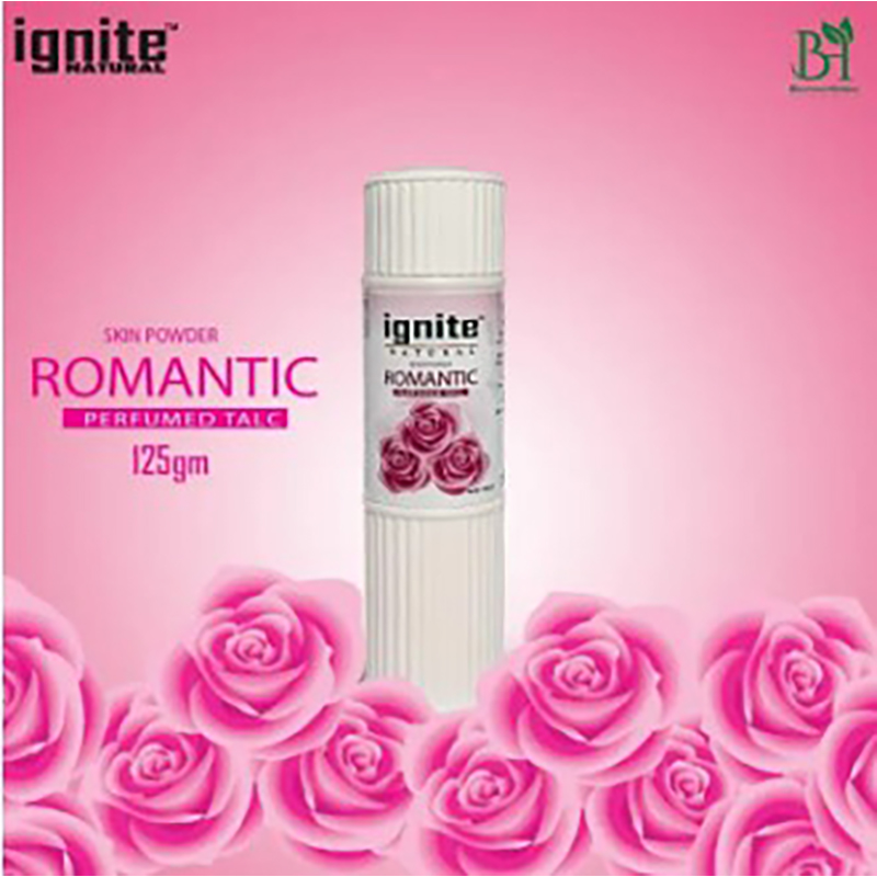 Picture of Indian product Romantic talcum powder - 125 gm