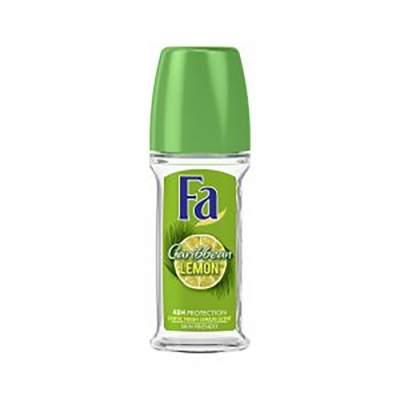Picture of FA Caribbean LEMON body deodorant Roll on for male / female - 50 ml
