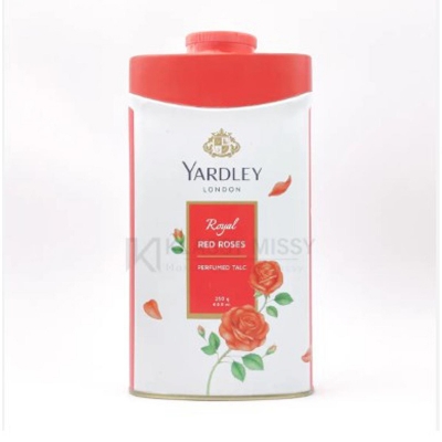 Picture of International England product Yardley YOYAL RED ROSES  talcum powder used for male/ female/ baby - 250 GM