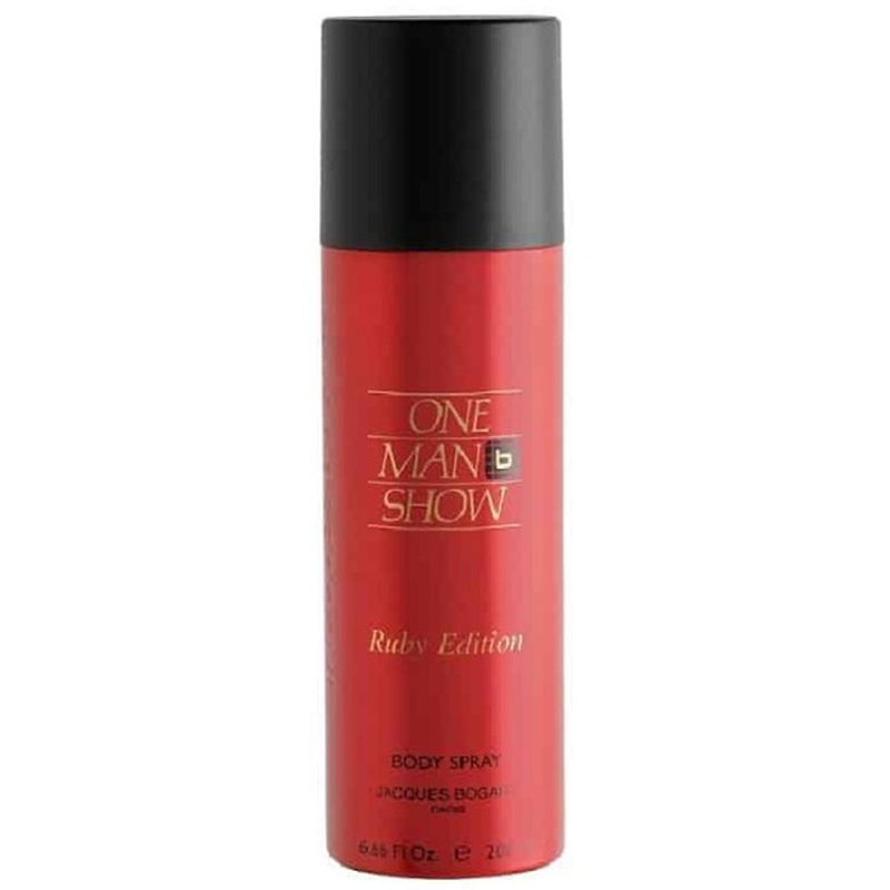 Picture of International France product One Man show body spray Ruby Edition used for male - 200 ml