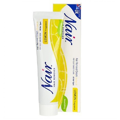 Picture of International UK product unwanted Hair removal cream Nair lemon fragrance used for male/ female - 110 ml