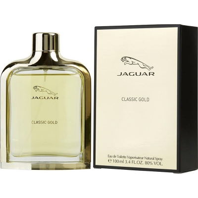 Picture of International France product Body perfume party scent Jaguar Classic Gold used for male - 100 ml