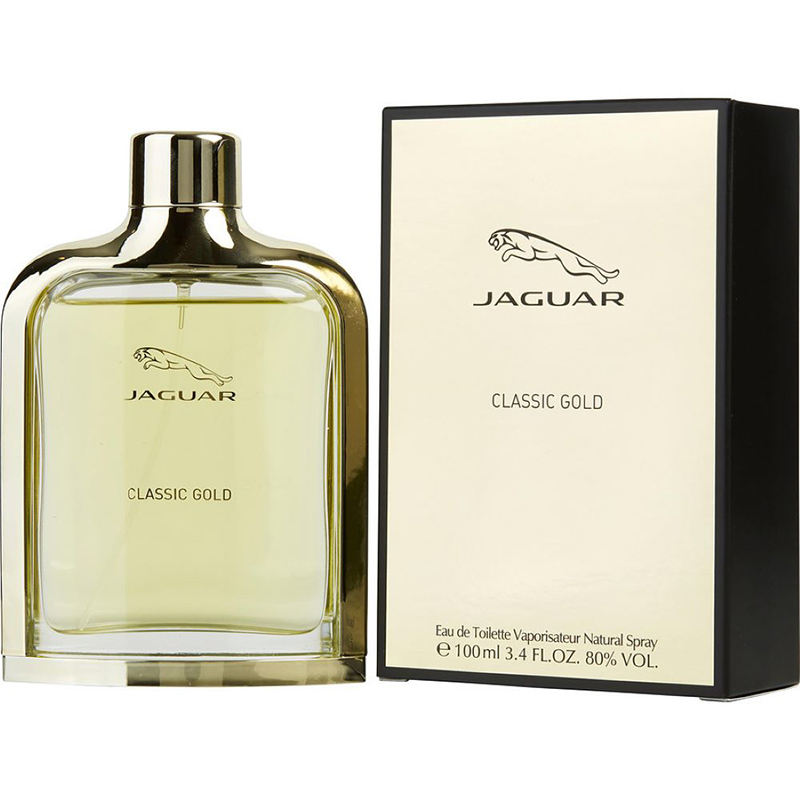 Picture of International France product Body perfume party scent Jaguar Classic Gold used for male - 100 ml