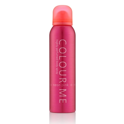 Picture of International UAE product Body spray Colour Me Neon Pink  - 150 ml