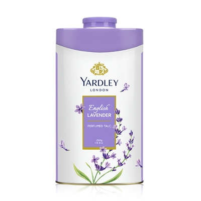 Picture of Yardley English LAVENDER talcum powder used for male/ female/ baby - 250 GM