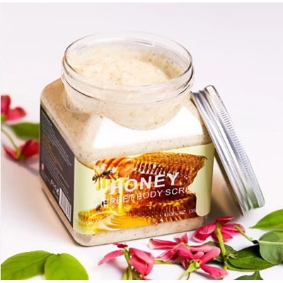 Picture of International Body care product Wokali HONEY body scrub for male female - 350 ml