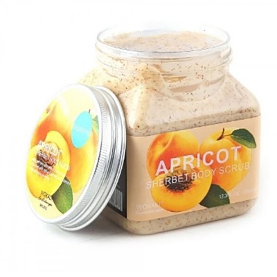 Picture of International Body care product Wokali APRICOT body scrub for male female - 350 ml