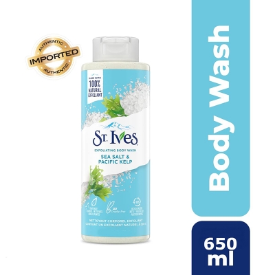Picture of International USA product ST Ives SEA SALT & PACIFIC KELP Shower gel body wash used for Male/ female - 650 ml